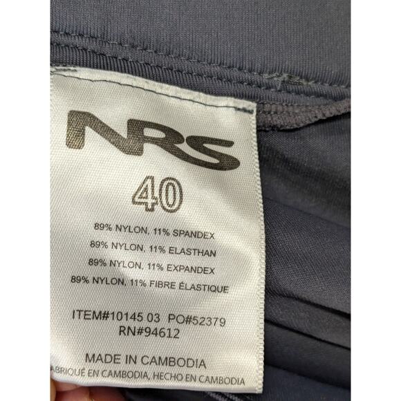 NRS Shorts Mens 40 Cargo Stretch Nylon Fishing Vented Performance Hiking - Picture 11 of 13